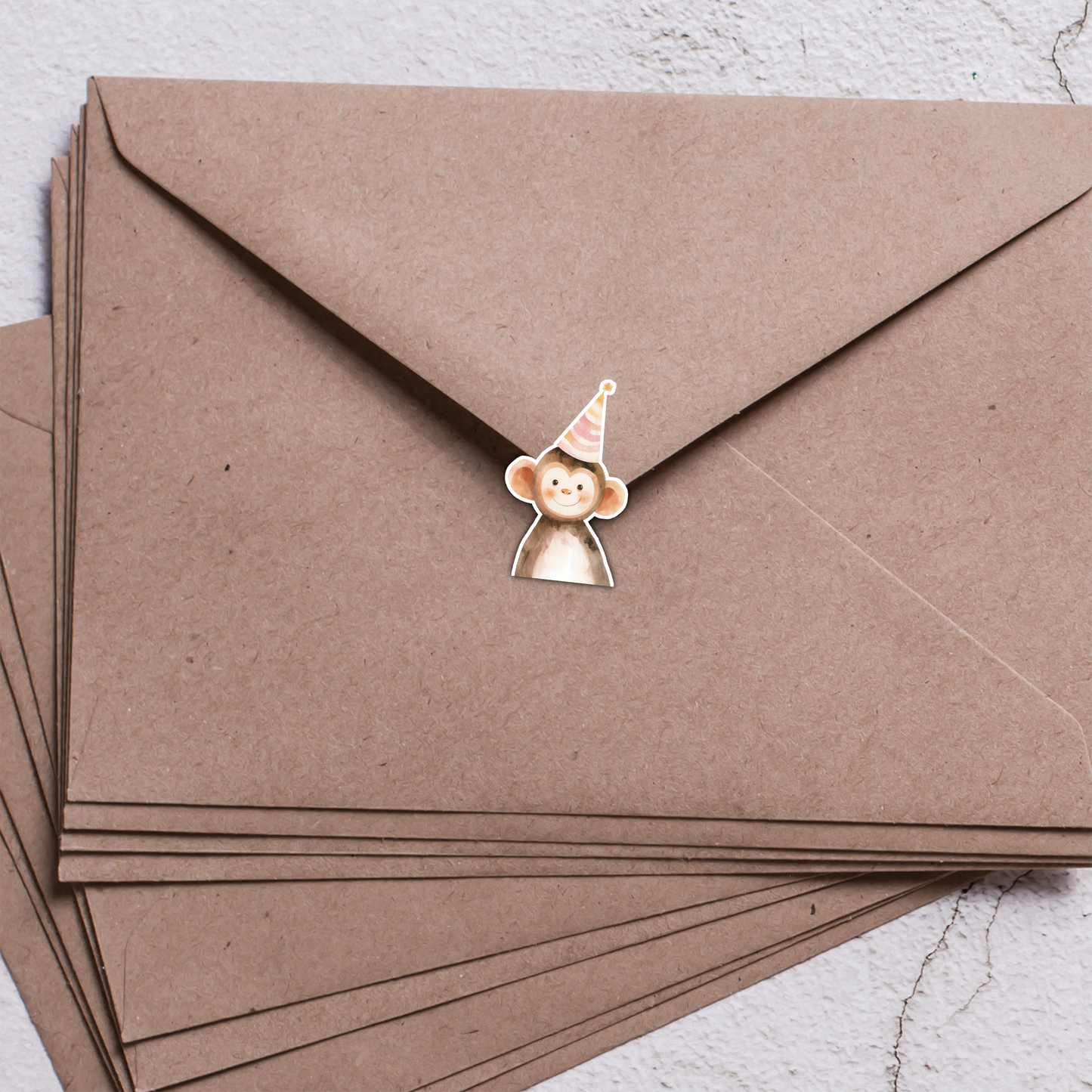 Birthday Buddies Animal Sticker Sheet – Cute Party Stickers for Planners, Cards & Crafts