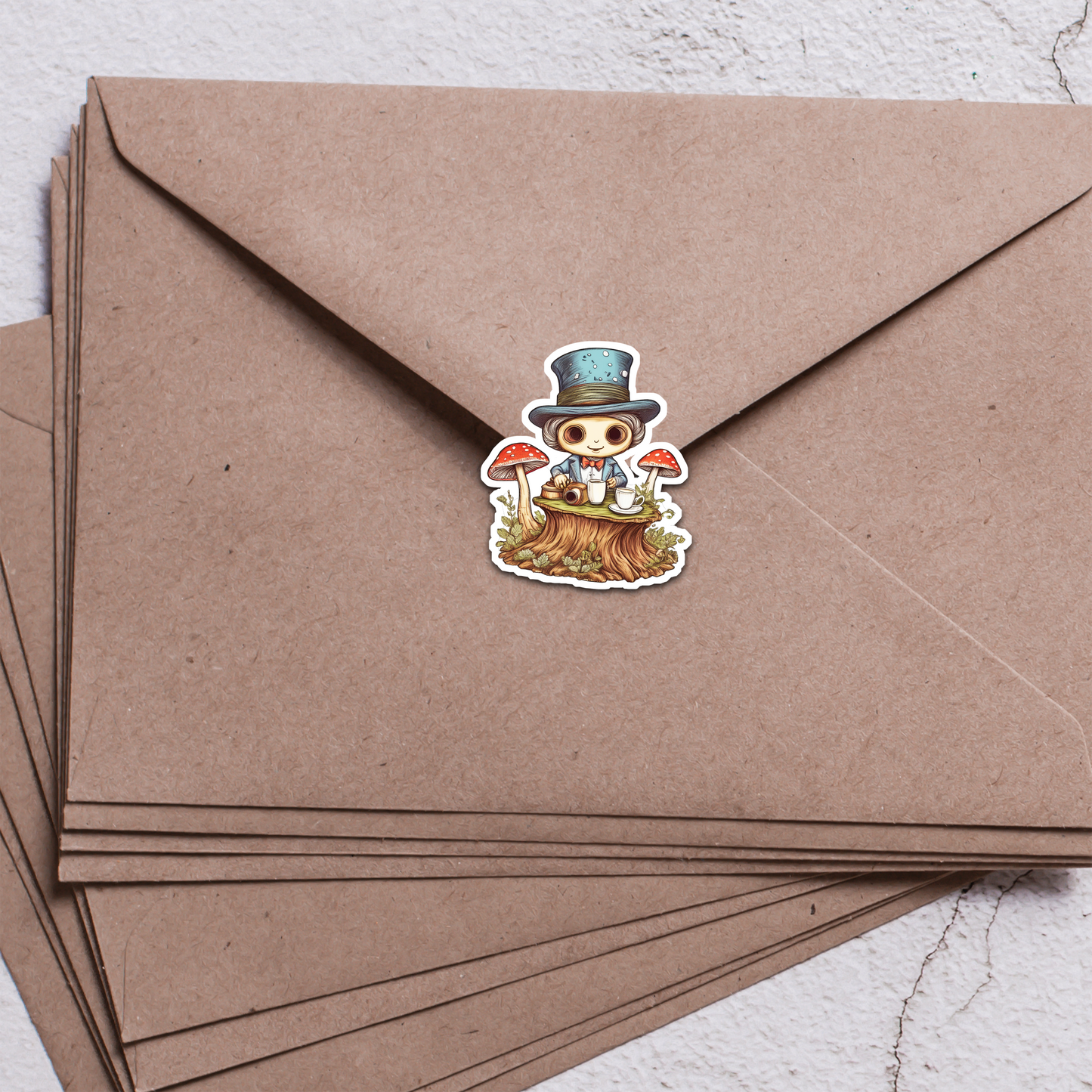 Mr. Fungtastic Sticker Sheet | Cute Mushroom Stickers | Whimsical Fungi Characters | Planner, Scrapbook, Laptop, Journal