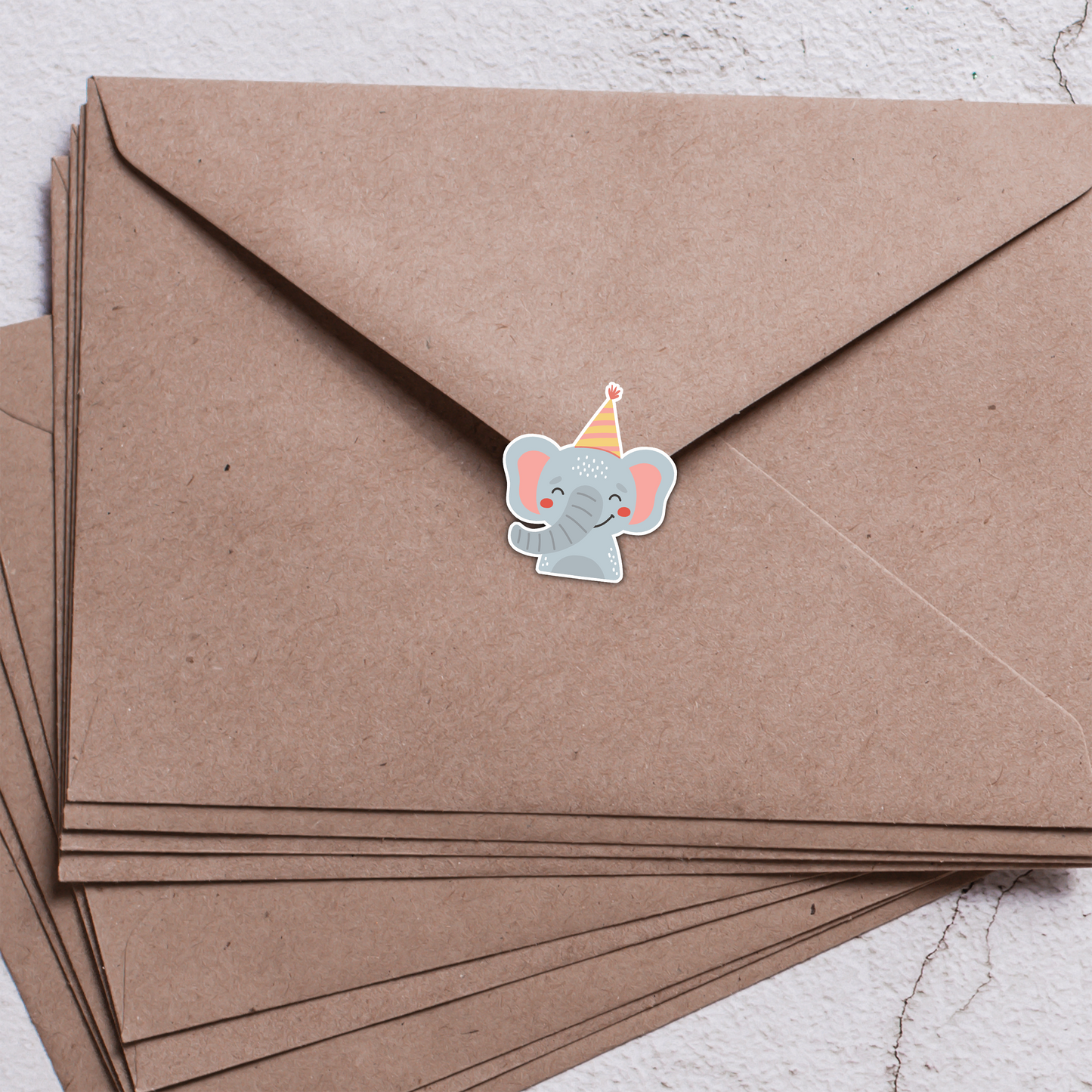 Cute Birthday Animal Sticker Sheet – Adorable Party Stickers for Planners, Cards & Crafts