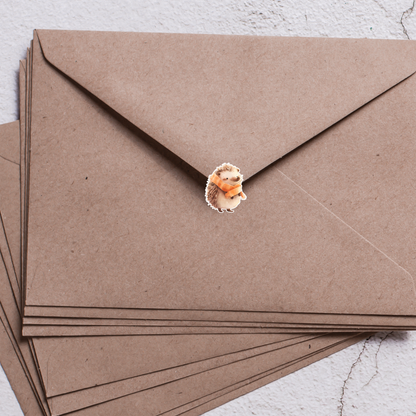 Autumn Woodland Creature Sticker Sheet | Cute Animals in Cozy Clothes | Fall & Winter Stickers for Planners, Journaling, Scrapbooking