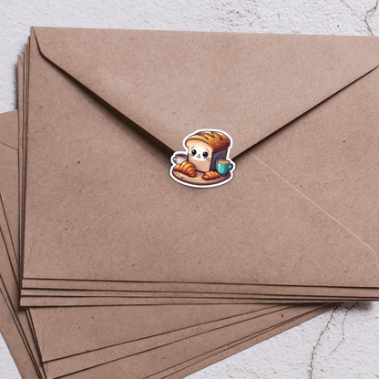 Cat Loaf Sticker Sheet – Cute Gamer, Bookworm, Beach, and More Loaf Cats – Fun Planner and Journal Stickers