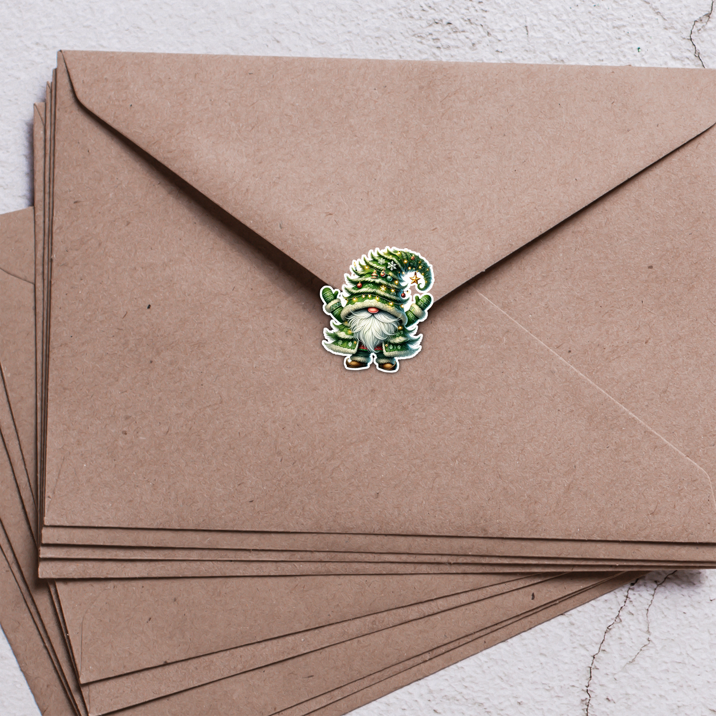 Christmas Gnome Sticker Sheet – Cute Holiday Stickers for Planners, Cards, Journaling, Gifts, and Scrapbooking Stickers