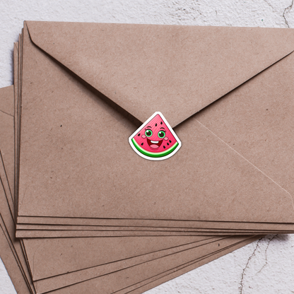 Farm Fresh Cuties Sticker Sheet | Cute Fruit & Veggie Stickers | Kawaii Produce Pals | Happy Food Planner Stickers for Journals