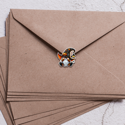 Halloween Gnome Sticker Sheet | Cute Spooky Gnome Stickers | Planner, Journaling & Scrapbooking Stickers