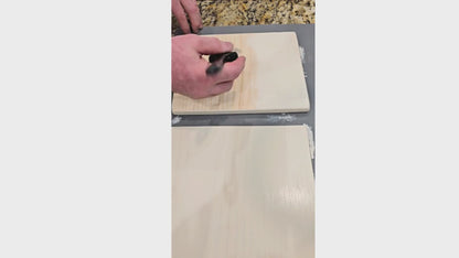 Doberman Dog Sign Wood Subway Style